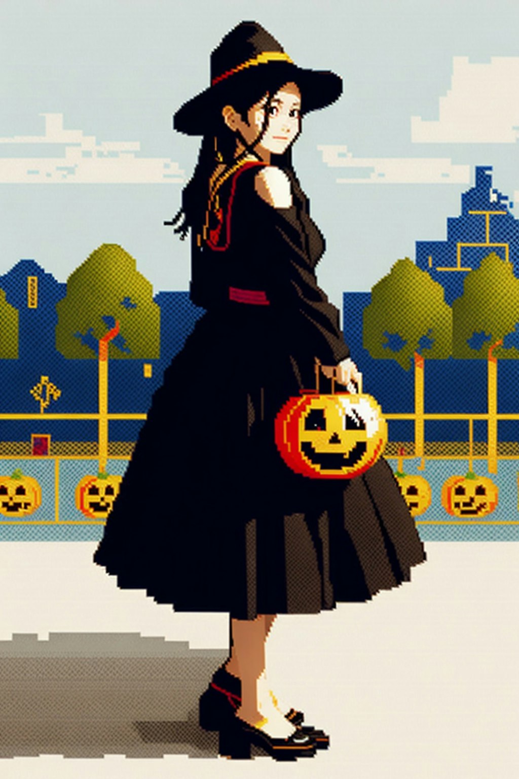 ピクセルハロウィン