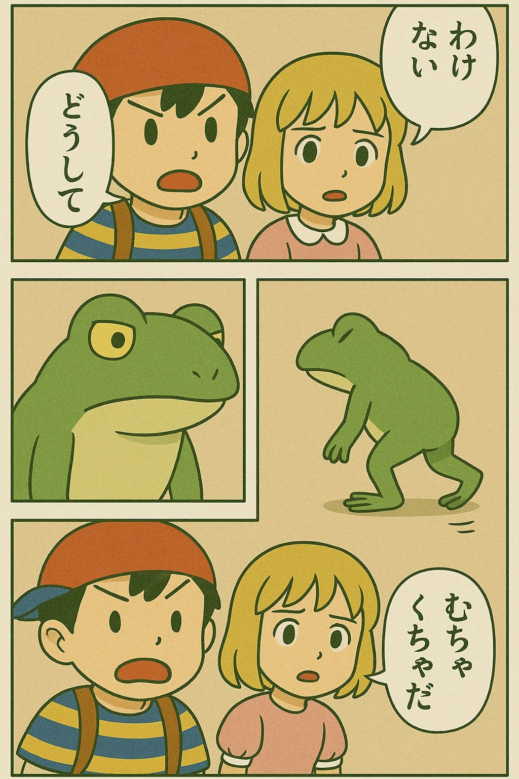 エンディングまで泣いたら駄目の、くにへかえるんだな