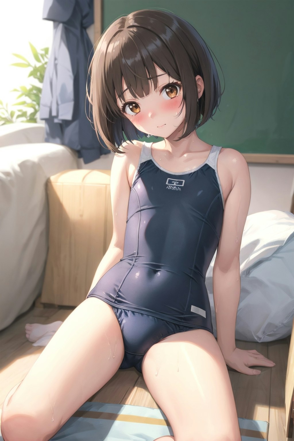 うちの子の水彩画