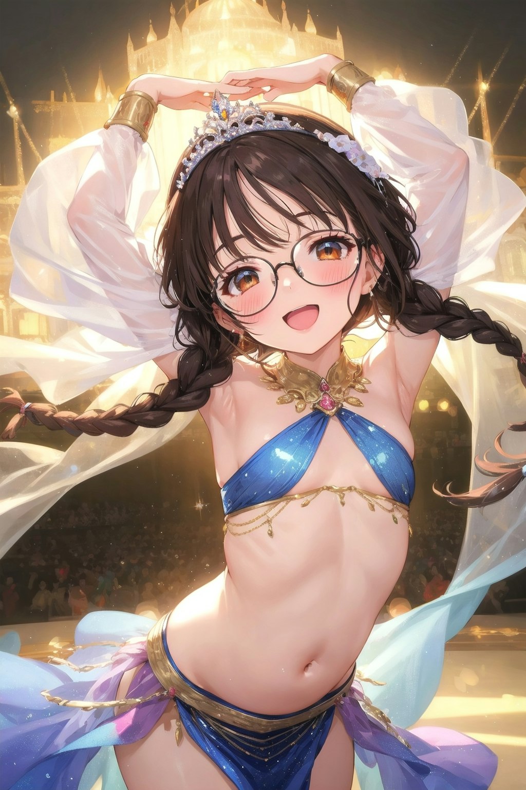 久々にベリーダンスを踊ってみた委員長ちゃん