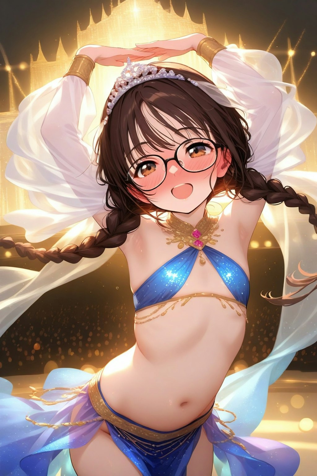 久々にベリーダンスを踊ってみた委員長ちゃん