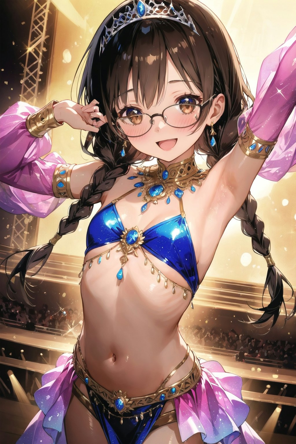 久々にベリーダンスを踊ってみた委員長ちゃん