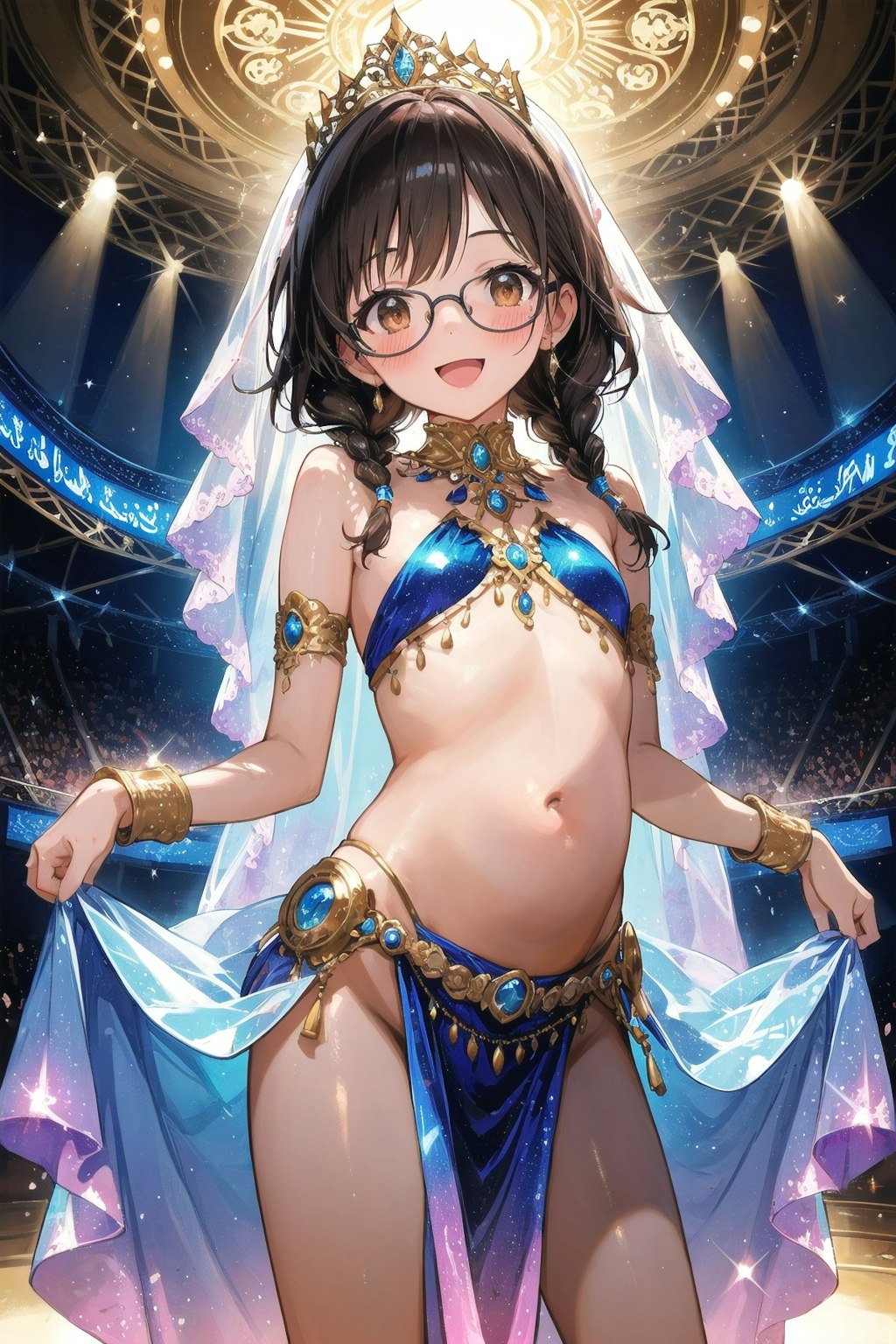 久々にベリーダンスを踊ってみた委員長ちゃん