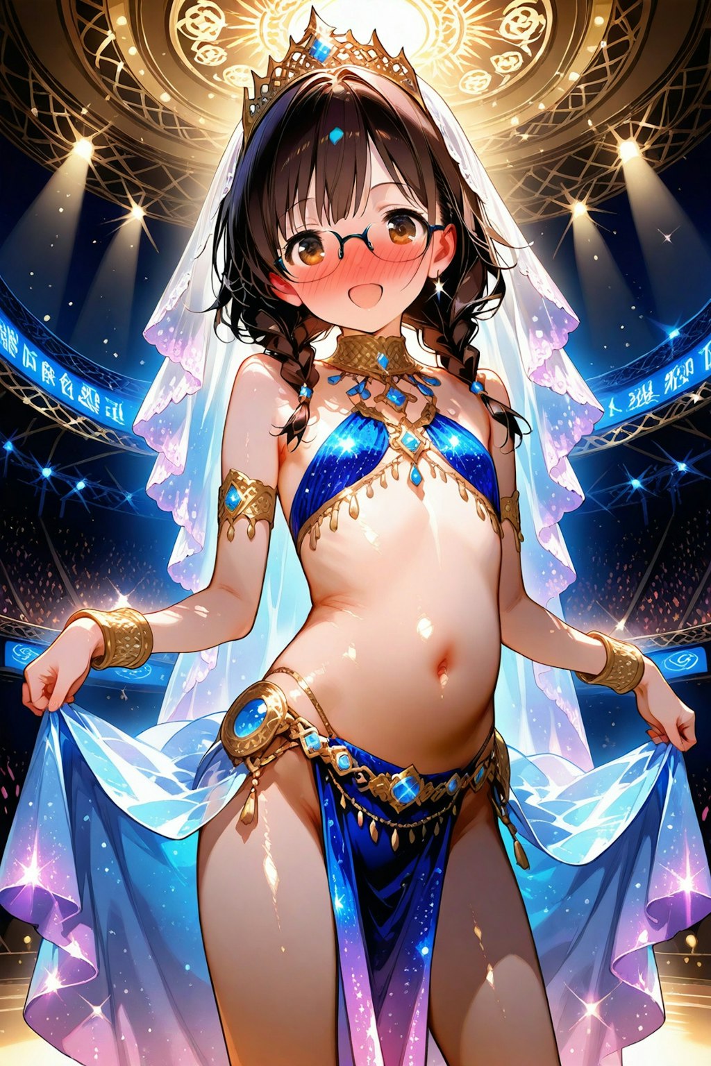久々にベリーダンスを踊ってみた委員長ちゃん