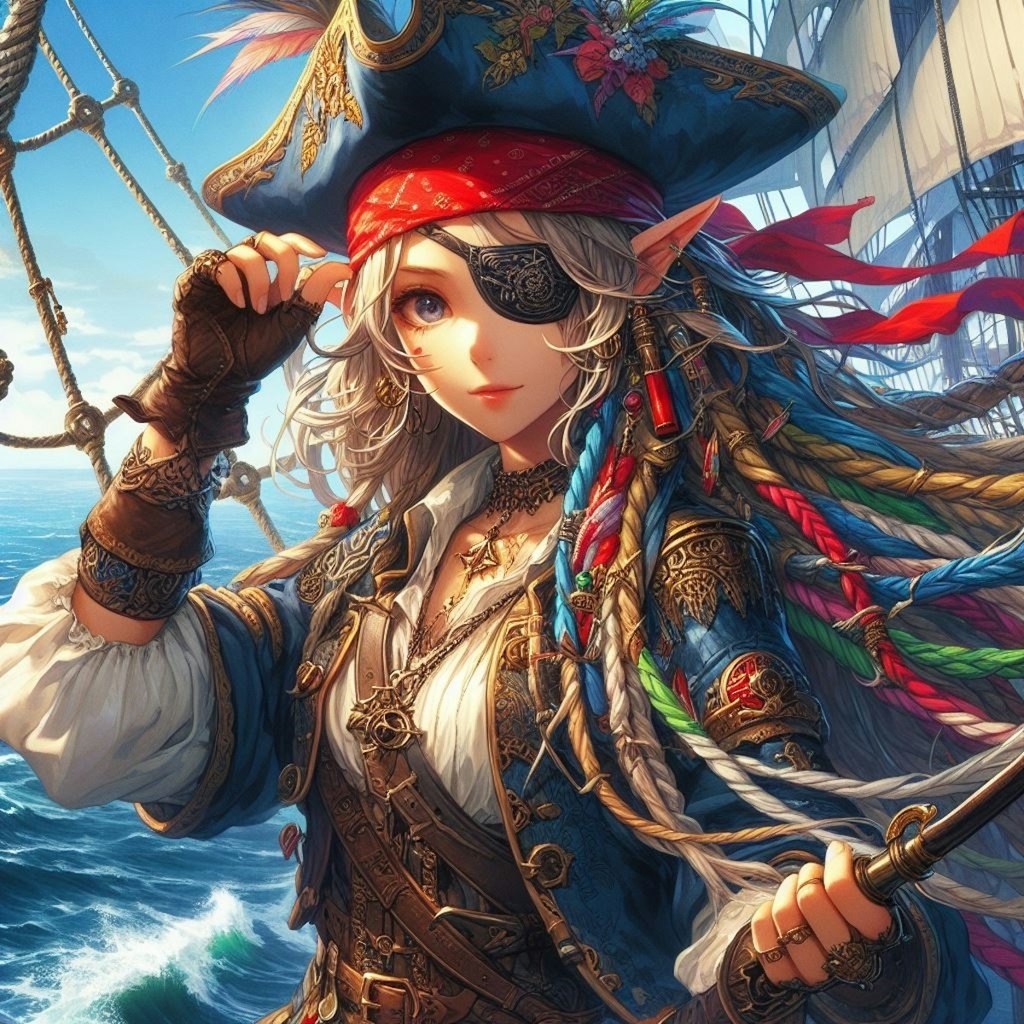 海賊エルフさん
