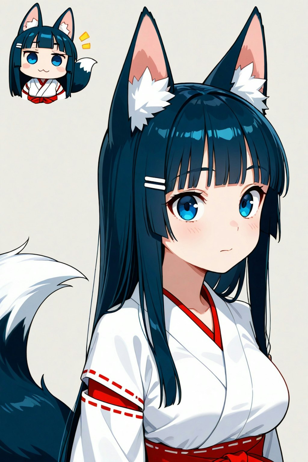 きつね耳巫女チサちゃん