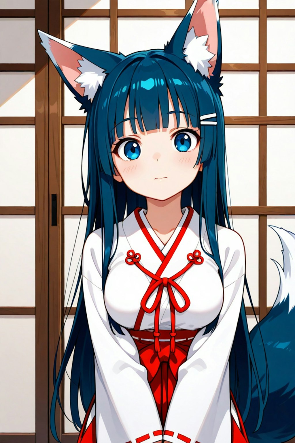 きつね耳巫女チサちゃん