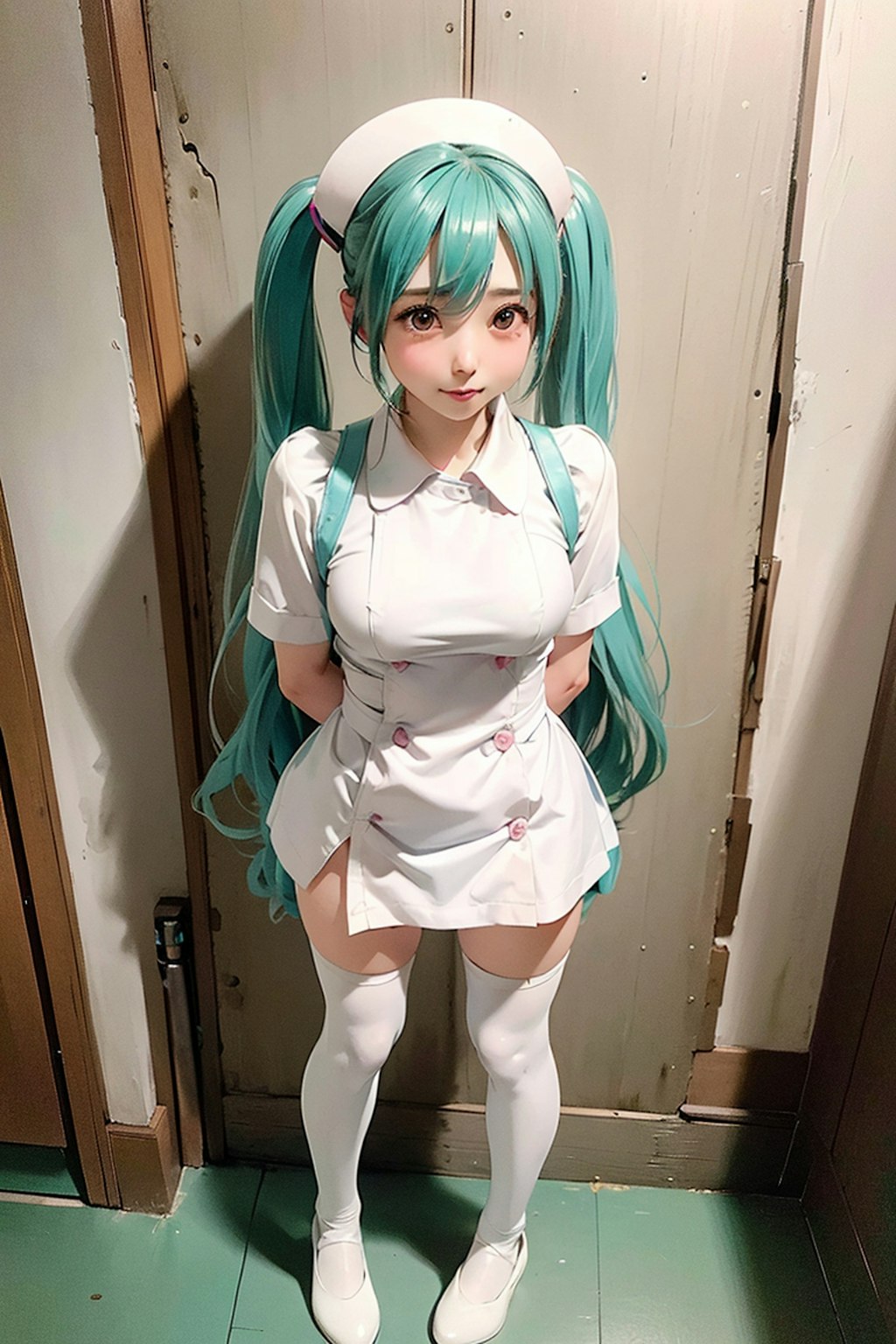 初音ミクです。007_ナース服