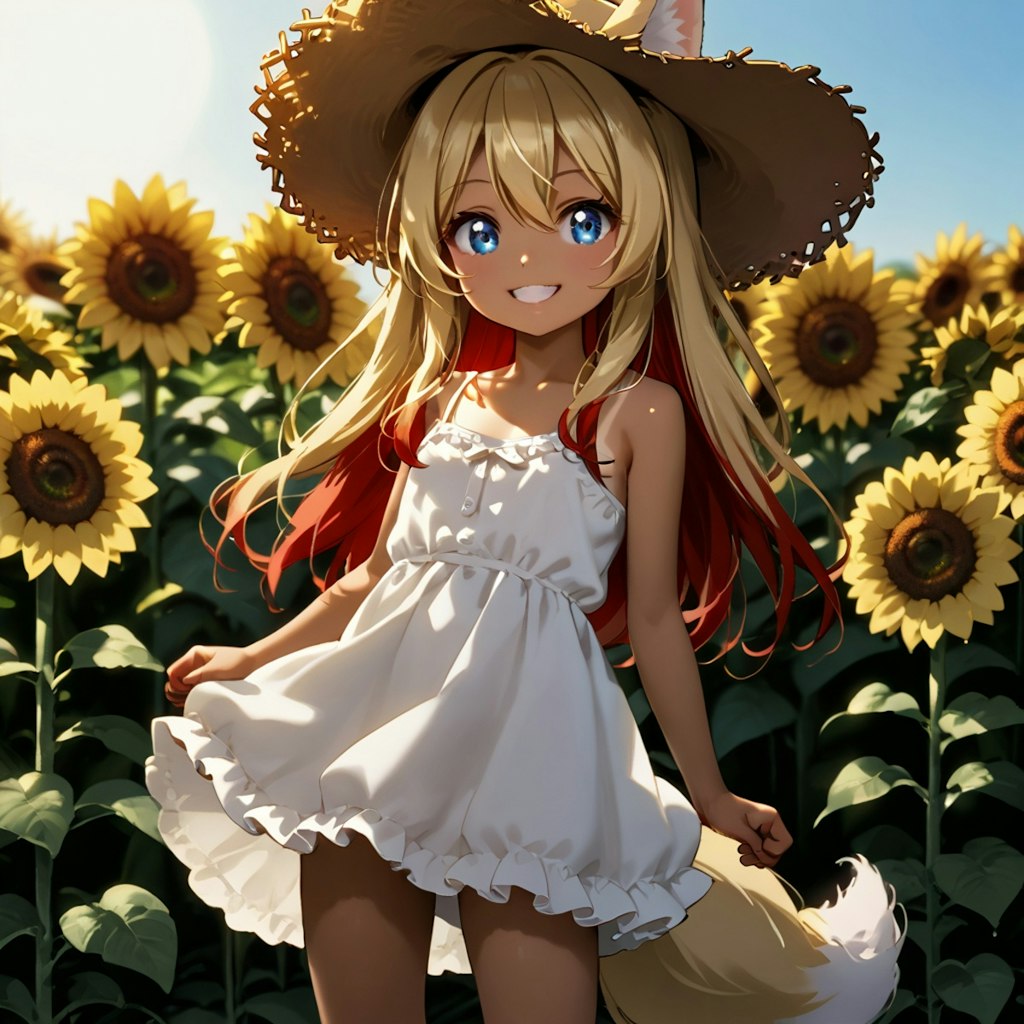 真夏の田舎に帰省すると会えるかもしれないケモ耳少女