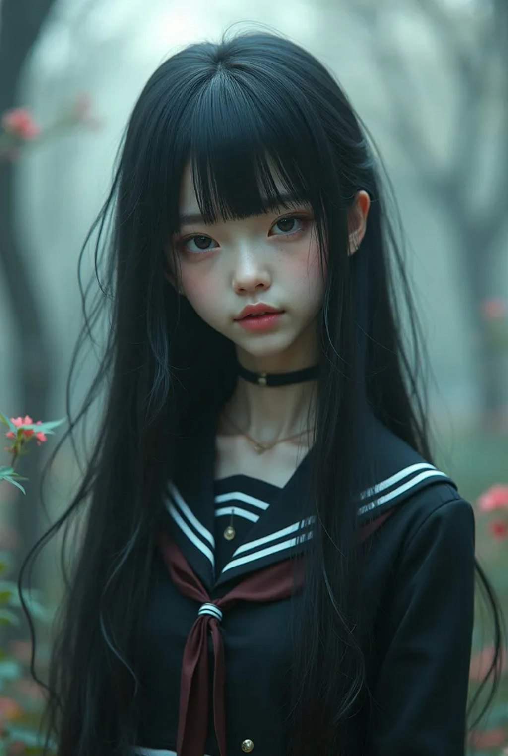 黒髪少女