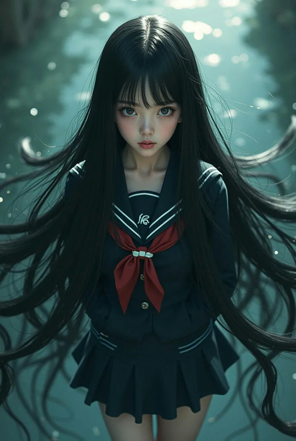 黒髪少女