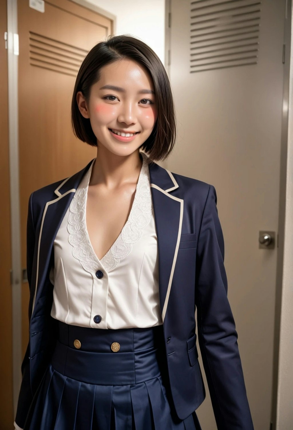 会社の制服…