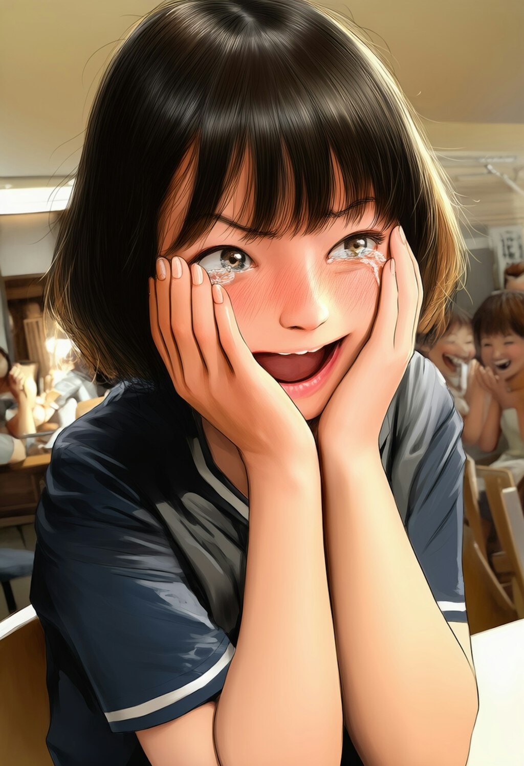 泣いちゃうほど恥ずかしい子