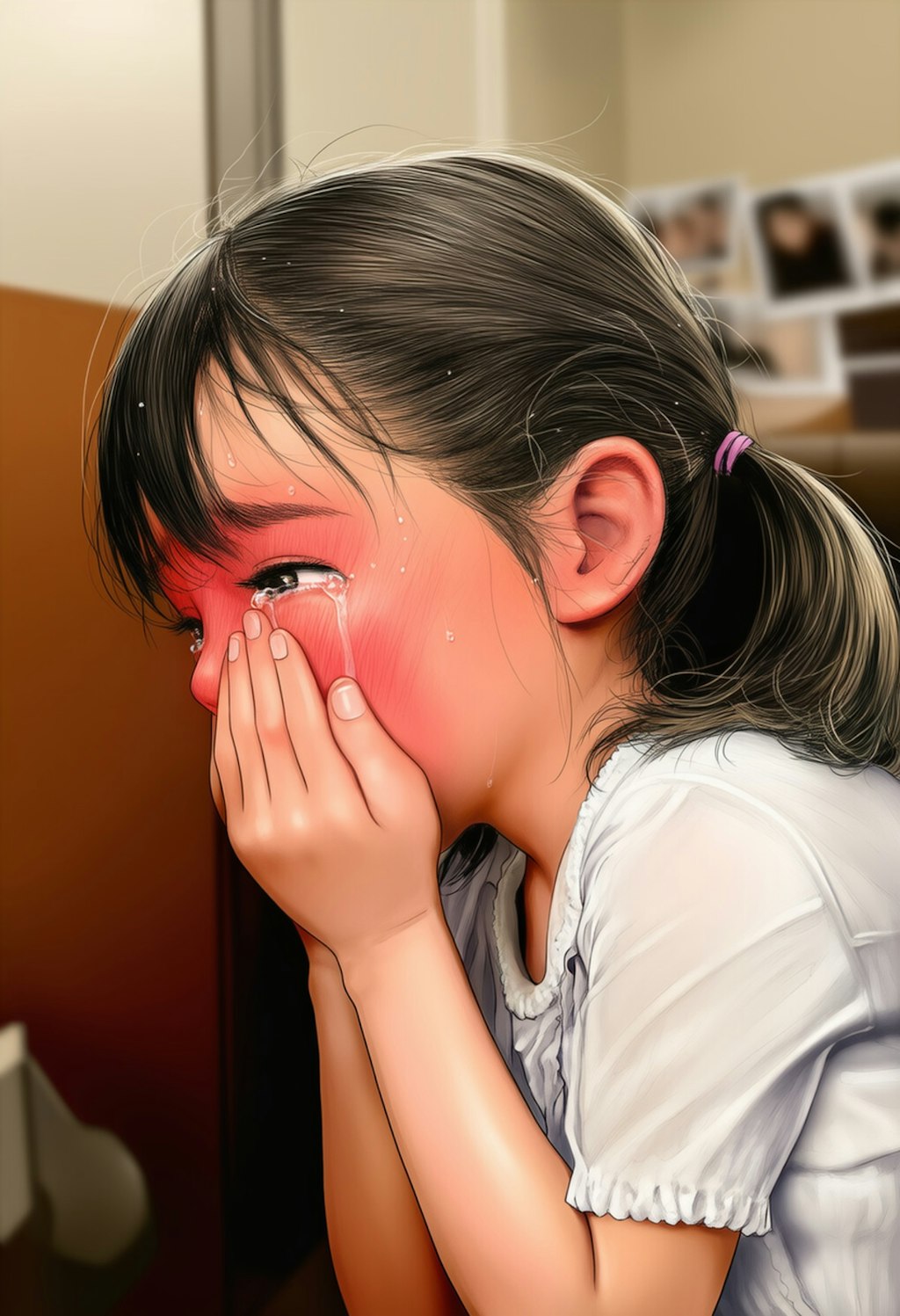 泣いちゃうほど恥ずかしい子