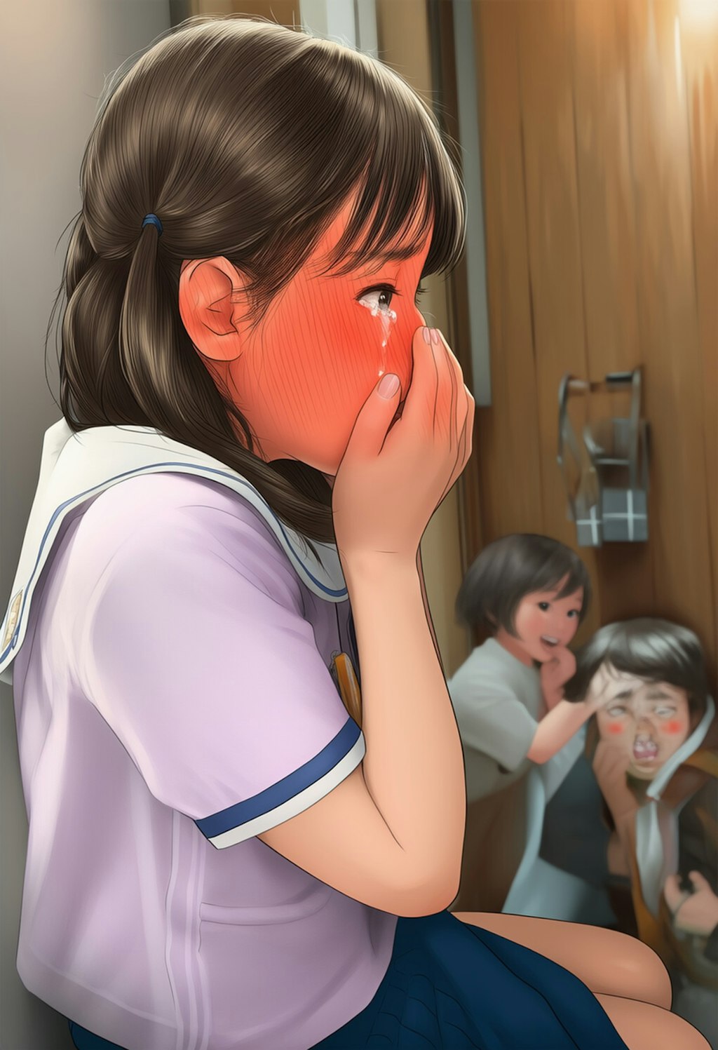 泣いちゃうほど恥ずかしい子