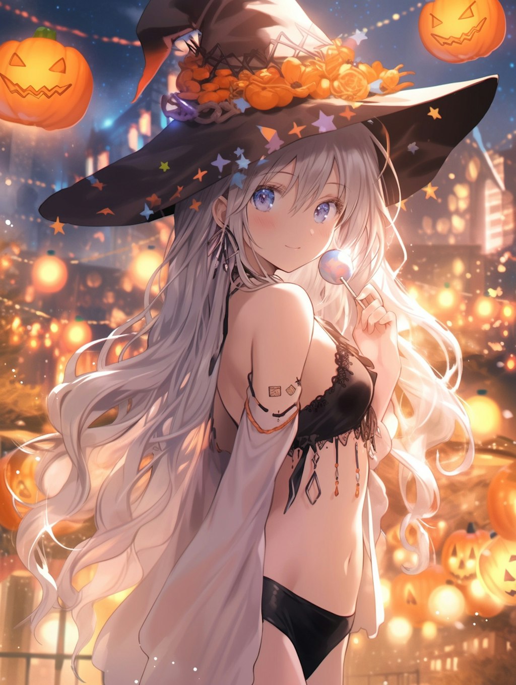 水着でハロウィン