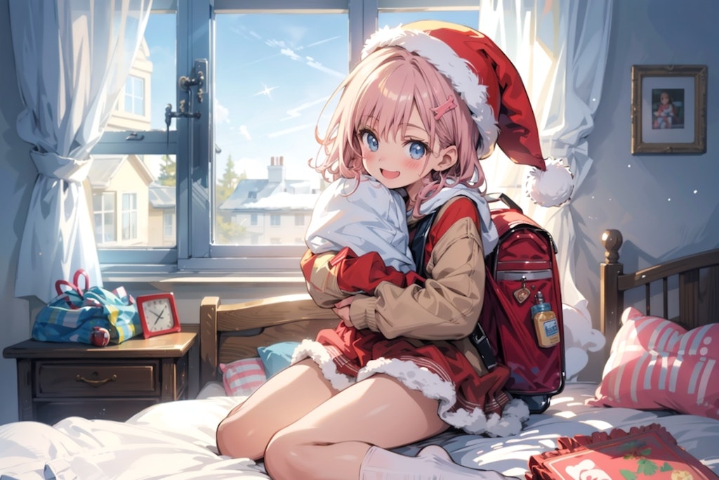 クリスマスが待ち遠しい女の子