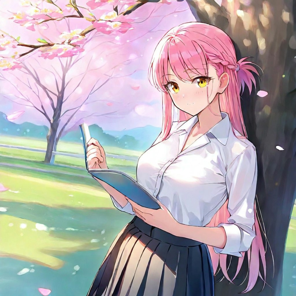 桜の彼女