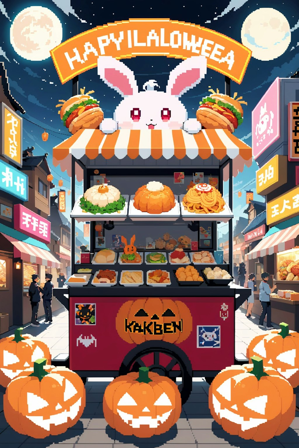 ハロウィン焼きそばパン