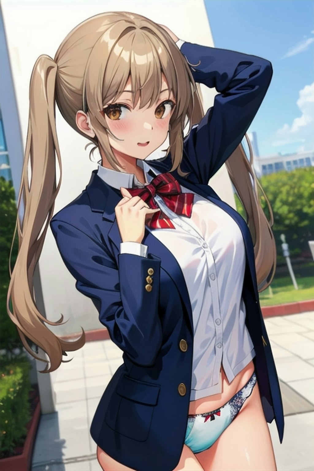 School twintails girl