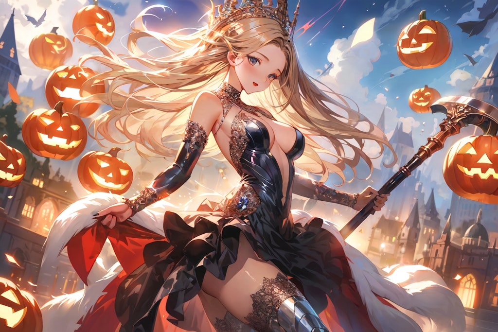 ハロウィンナイトの姫騎士様