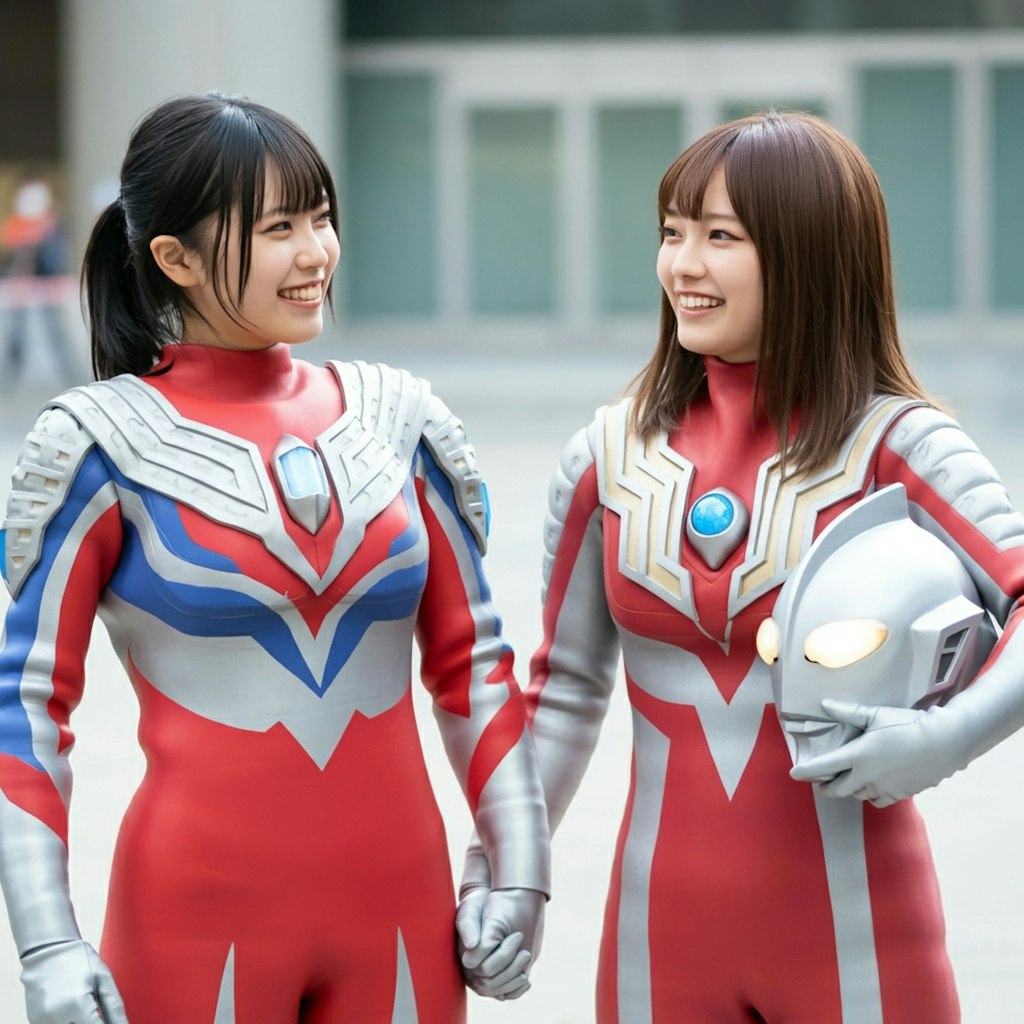 ウルトラウーマン2人