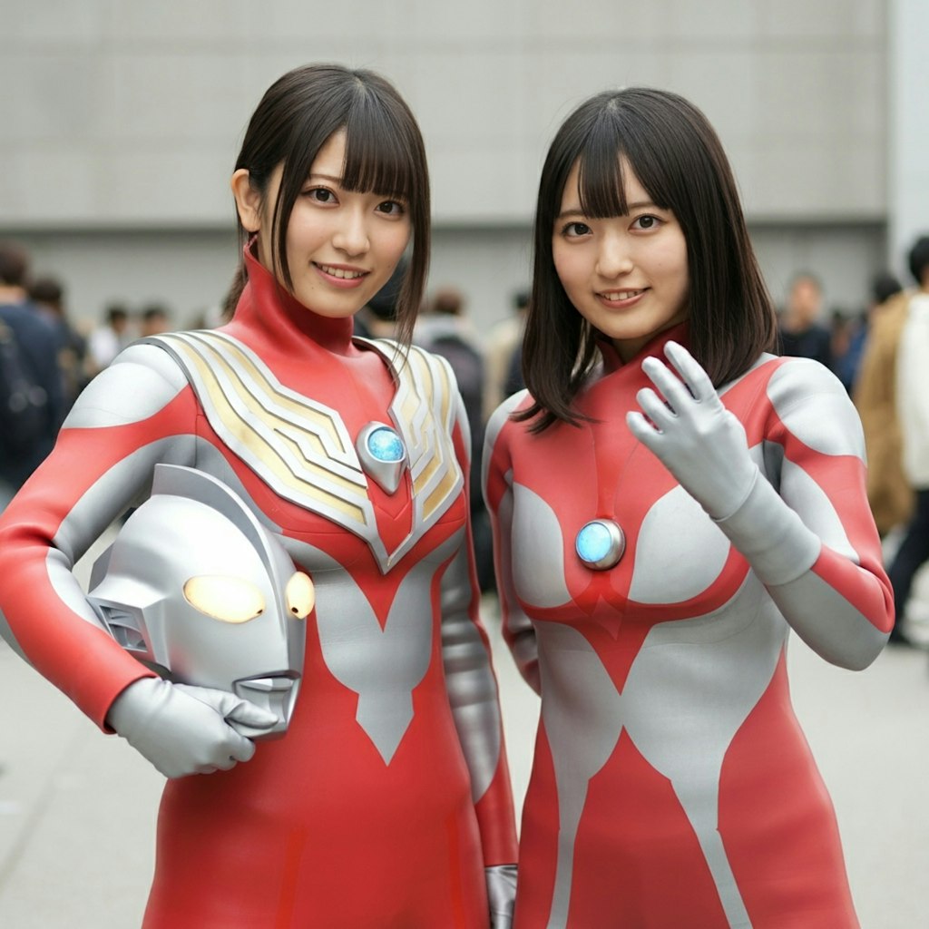 ウルトラウーマン2人