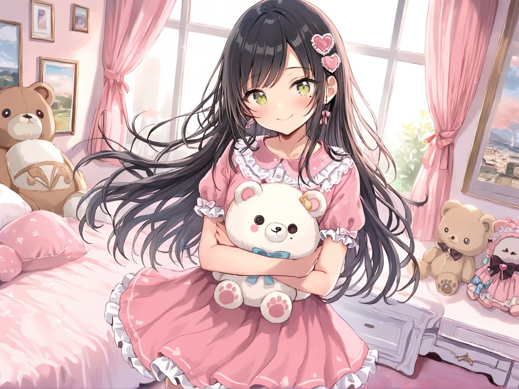 ぬいぐるみ沢山の部屋