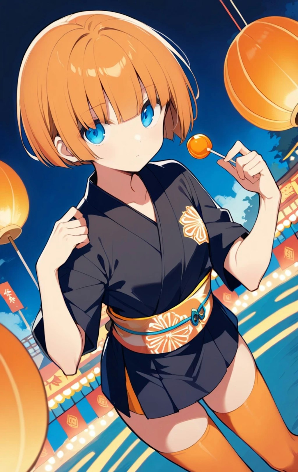 『夏だ！　浴衣だ！　ニーソだ！』inガリア。