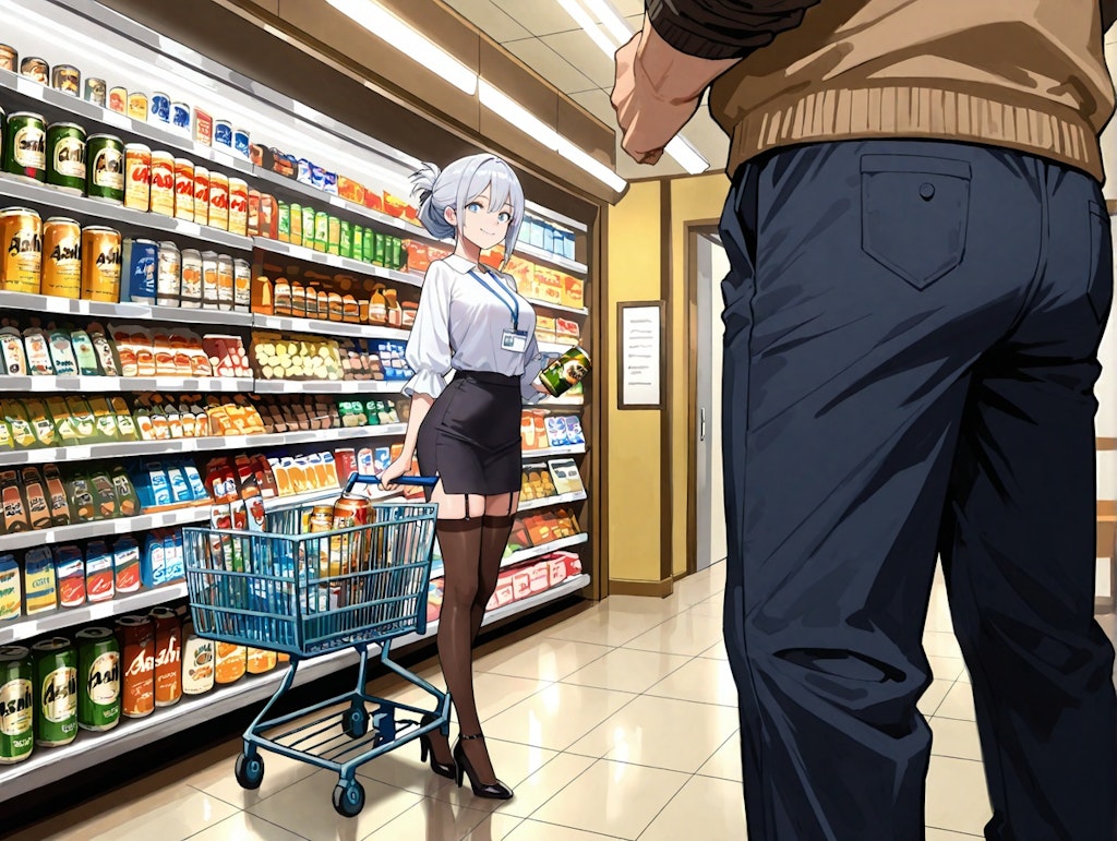 スーパーちちぷいで買い物