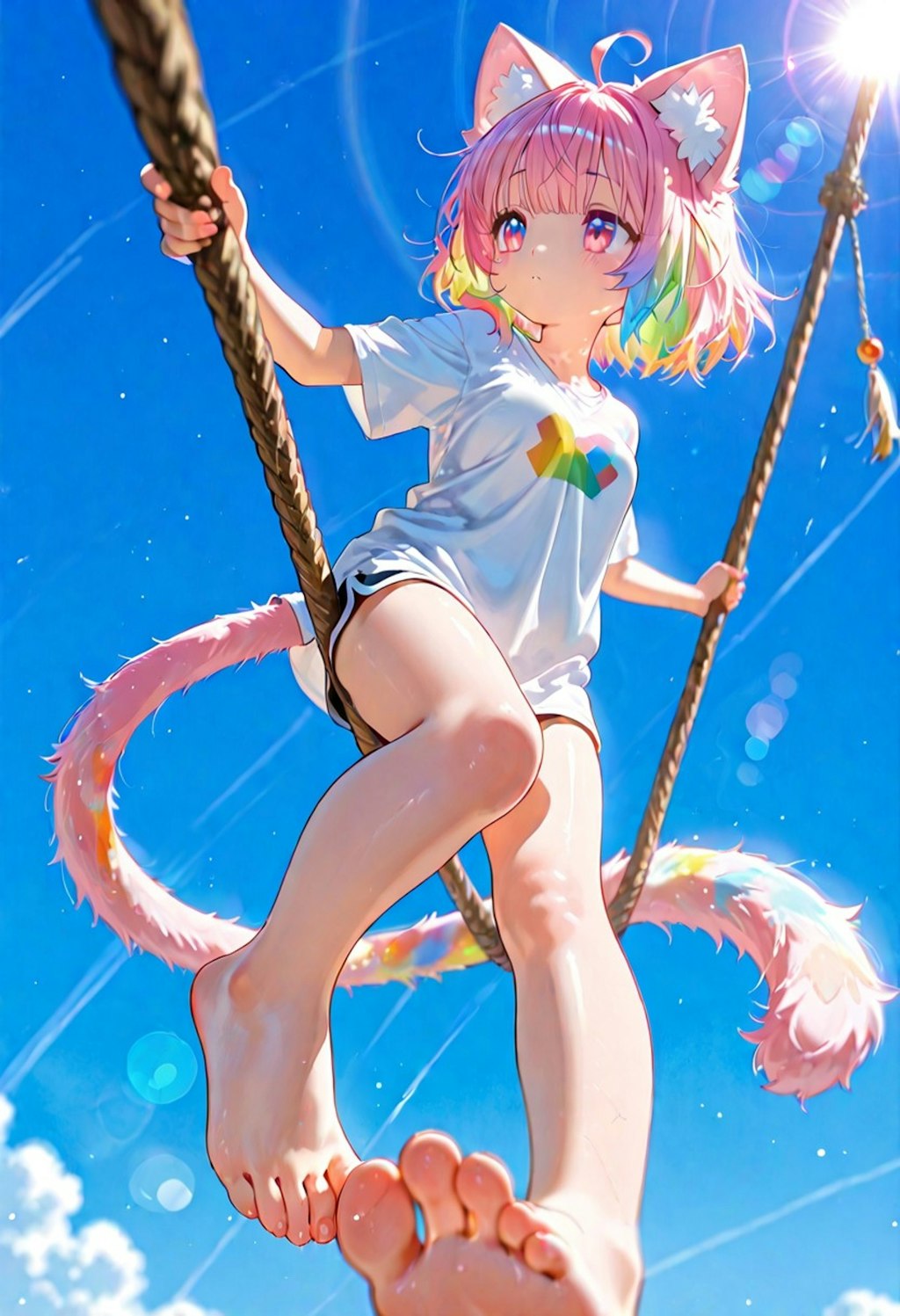 12枚）猫娘さんぽ