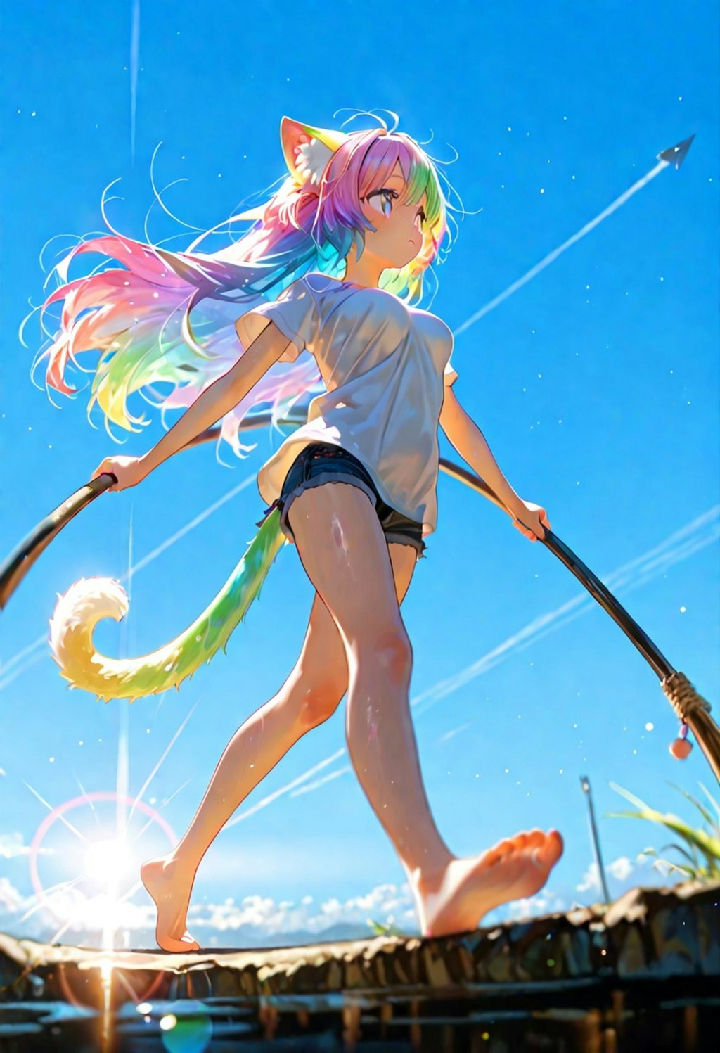 12枚）猫娘さんぽ