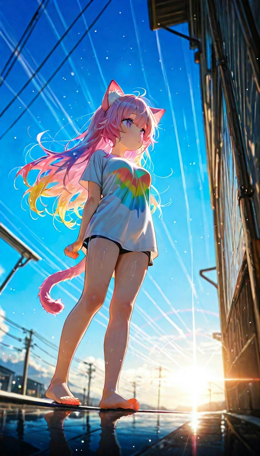 12枚）猫娘さんぽ