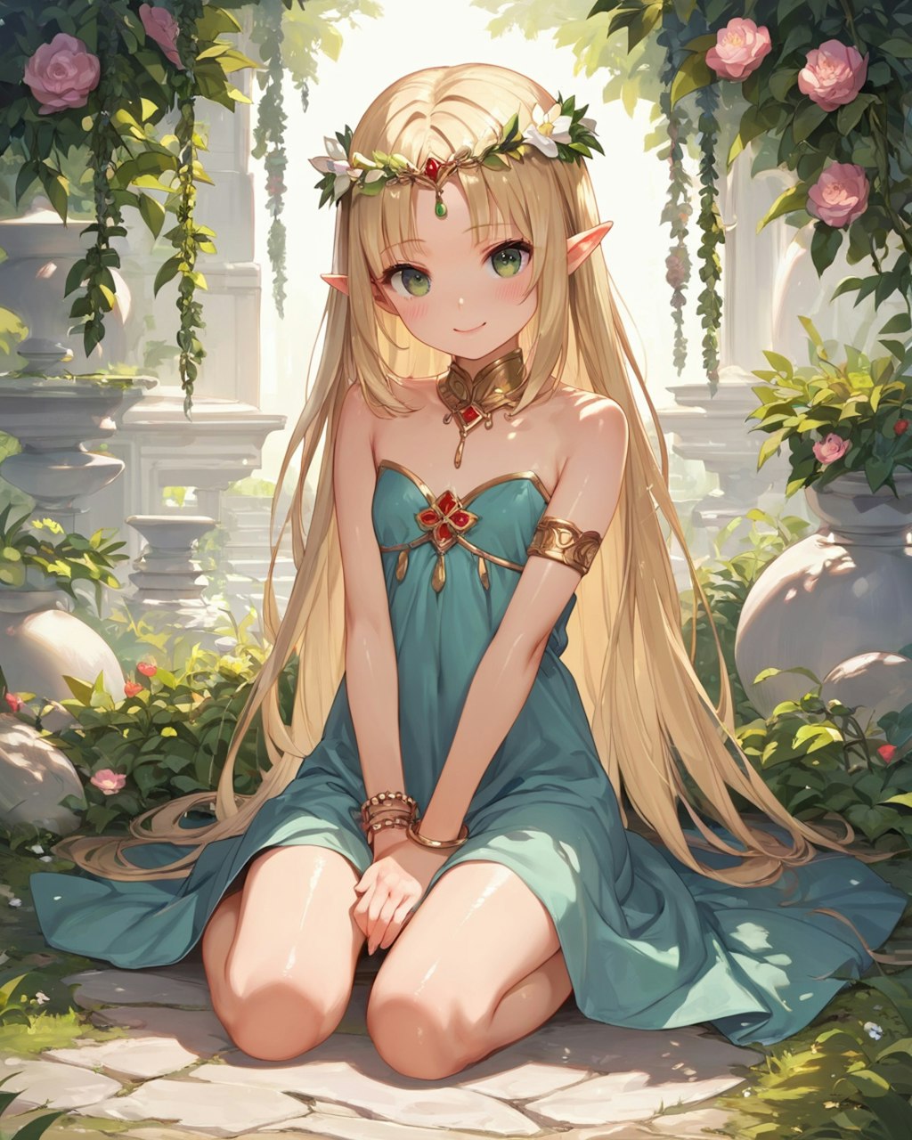 花と春の女神フローラ