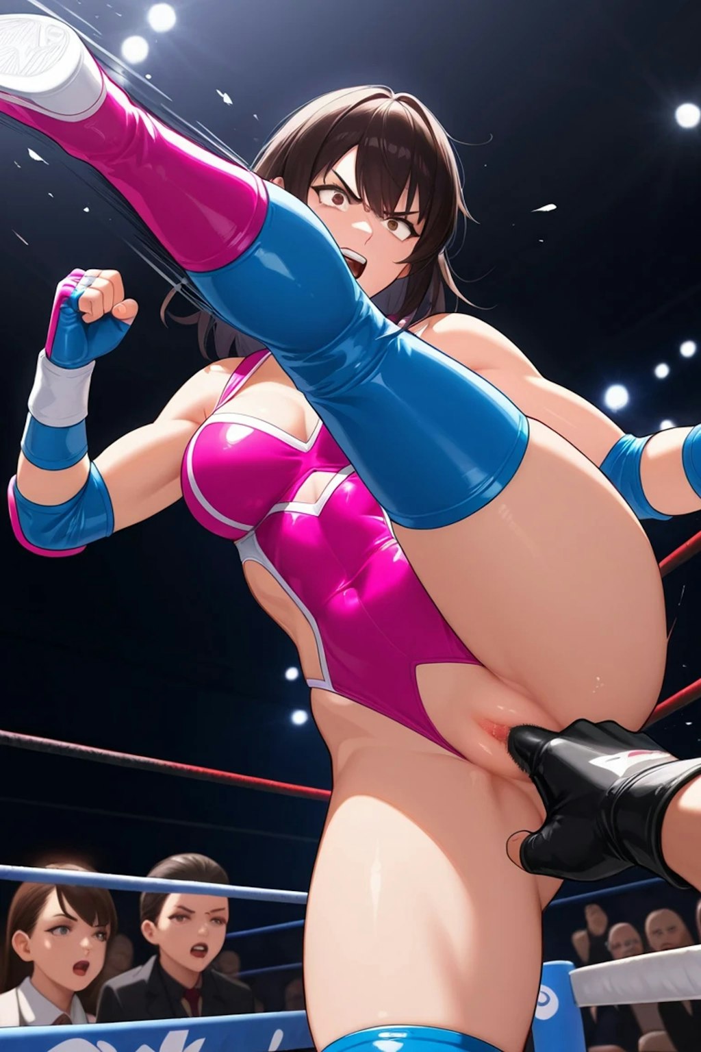 女子プロレス おっぴろげキック敗れたり