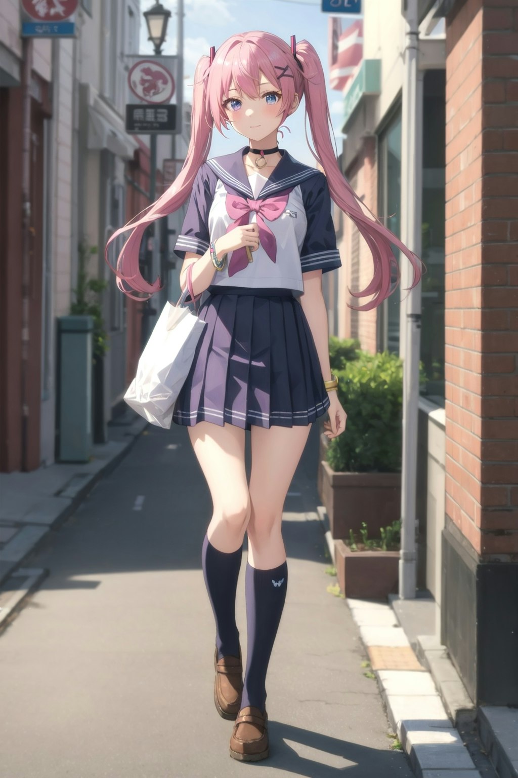 桜ミクさんセーラー服🌸V4B