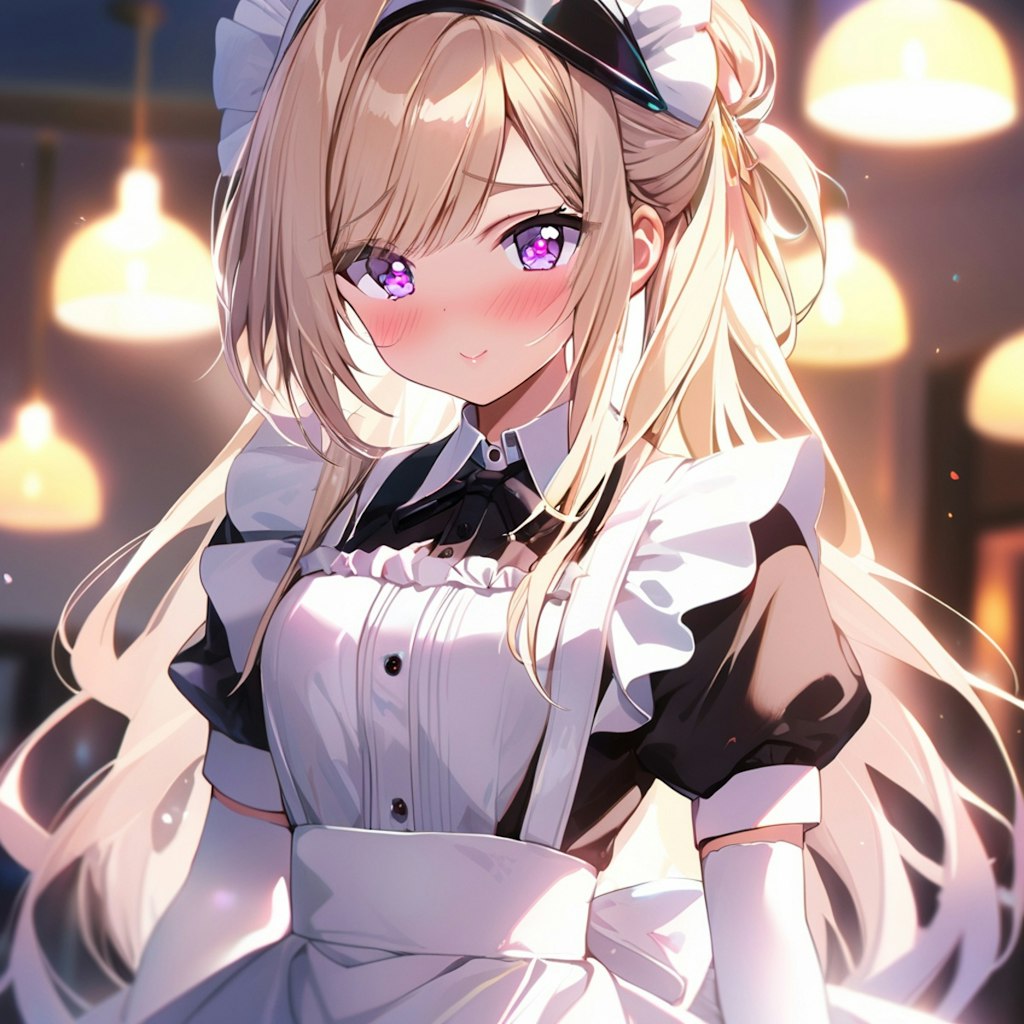金髪メイド