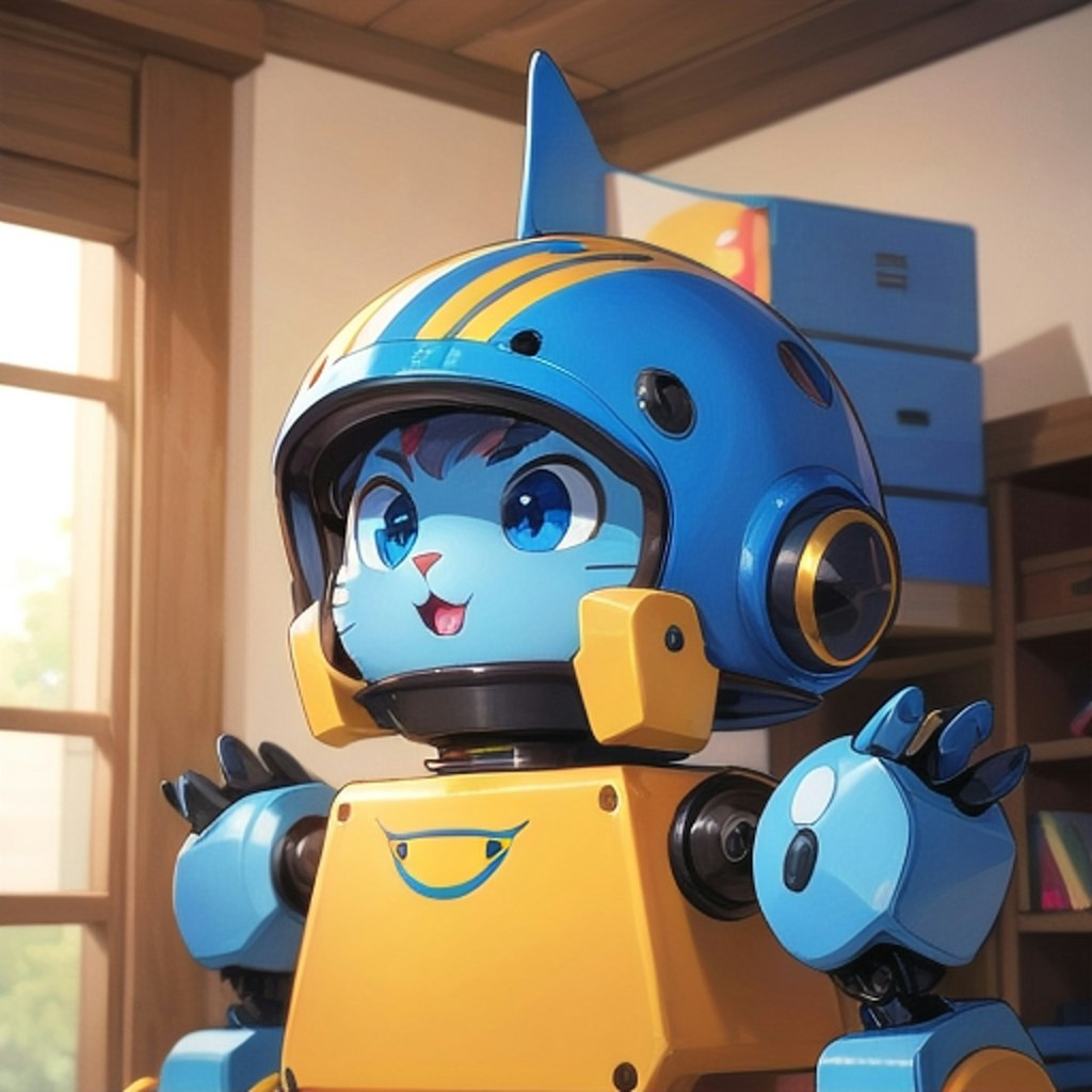 今朝の猫型ロボット