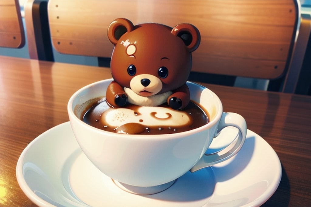 ちびクマコーヒー　【ちちぷい生成機能】