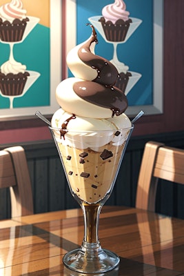 チョコレートアイス | の人気AIイラスト・グラビア