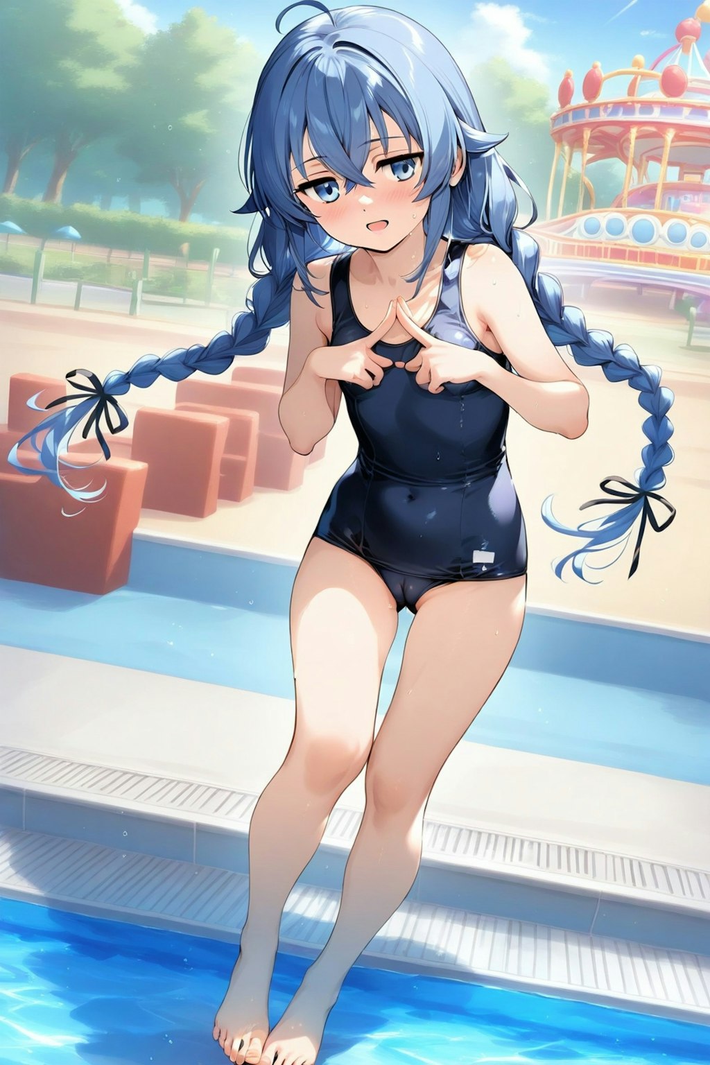 WAVEでスク水 #06
