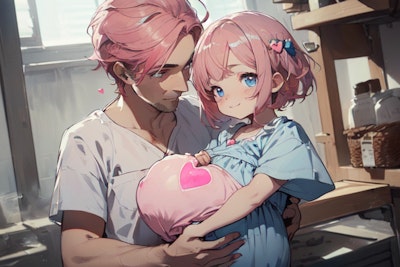 Father and daughter