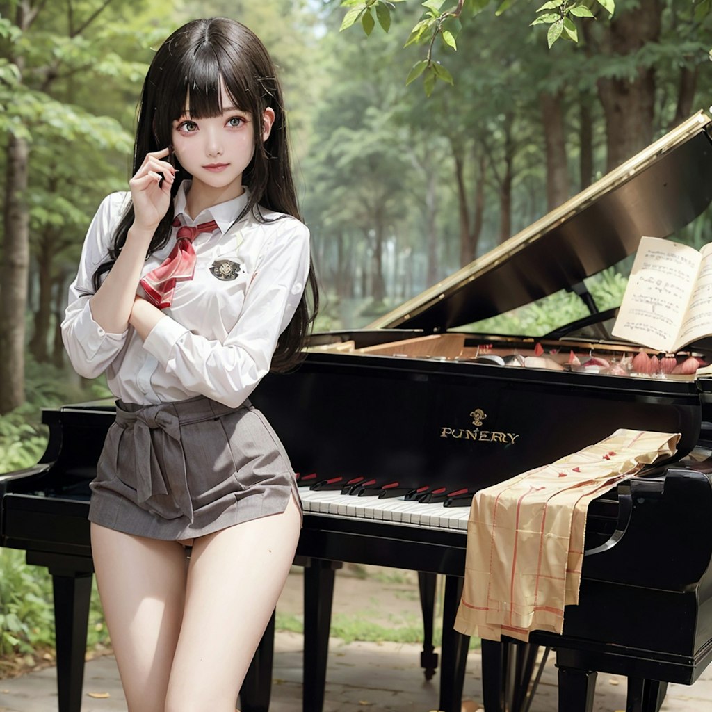 森のピアノ