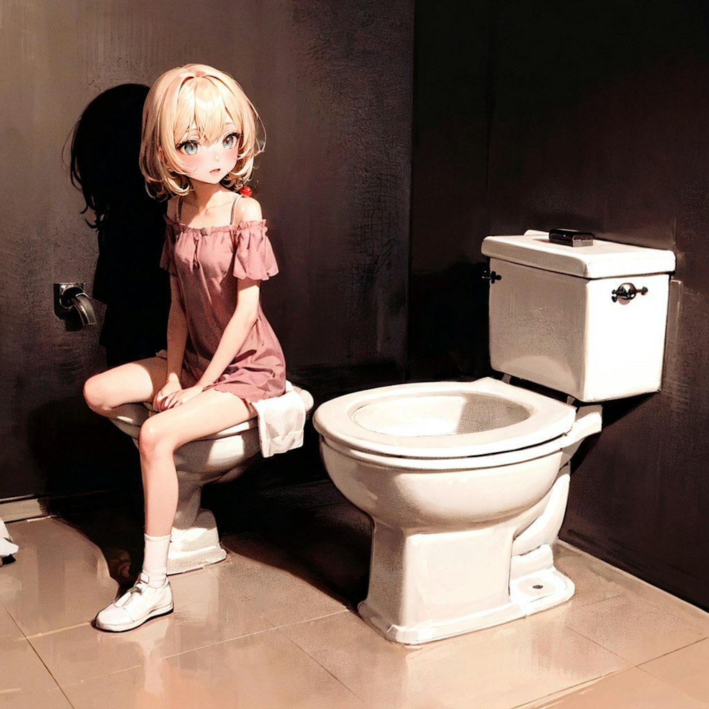 トイレと少女