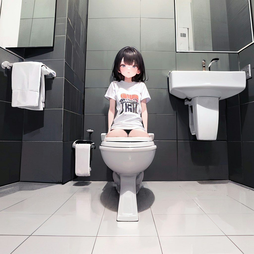 トイレと少女