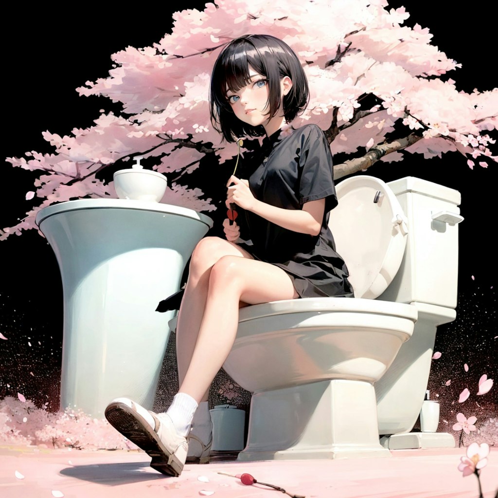 トイレと少女