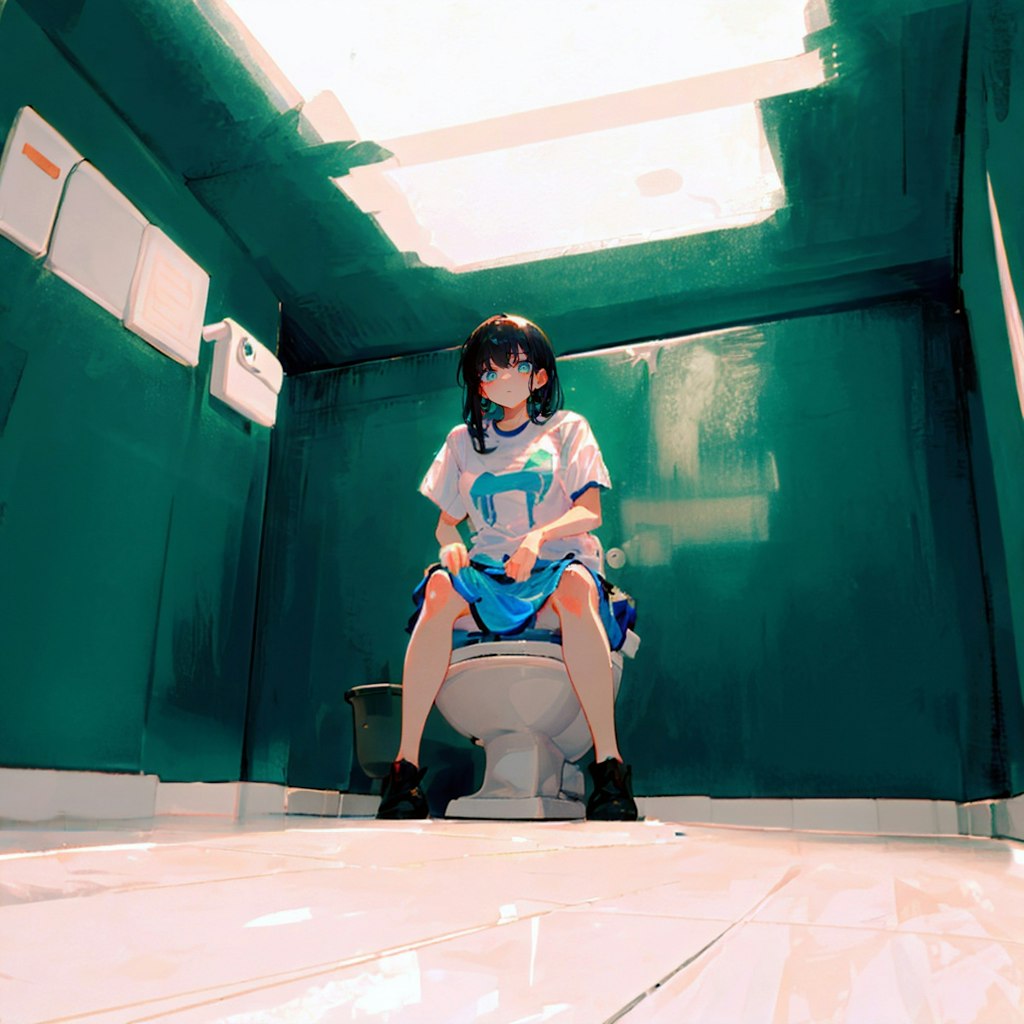 トイレと少女