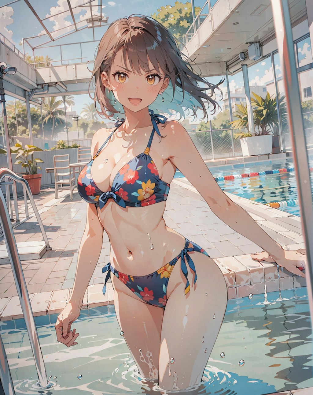 プール遊び🏊