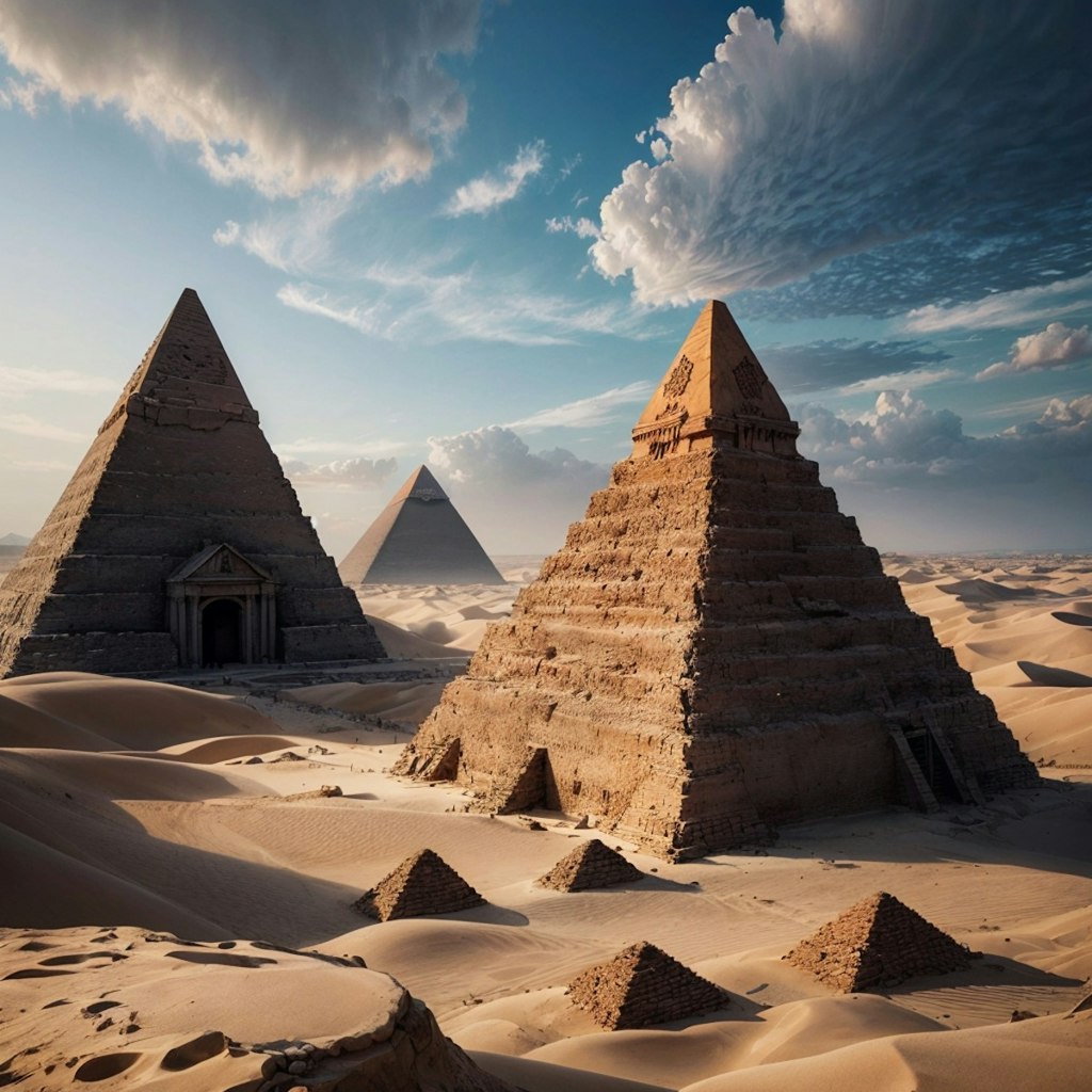 Pyramids Kiss the Sky