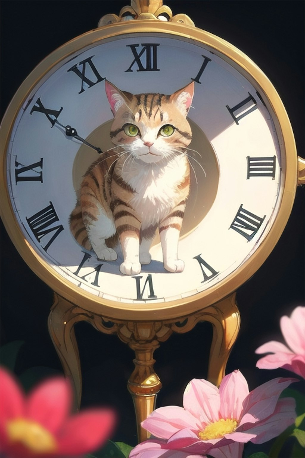 猫時計